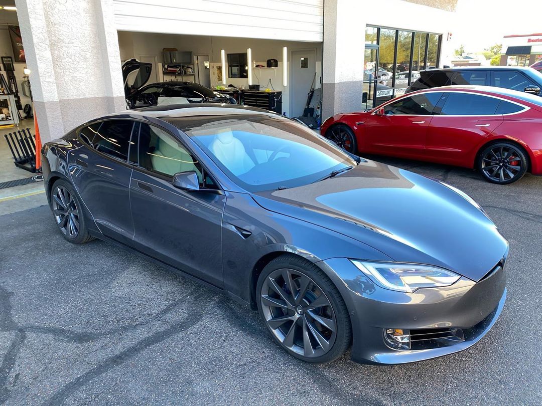 Tesla Model S at Fast Lane in Scottsdale