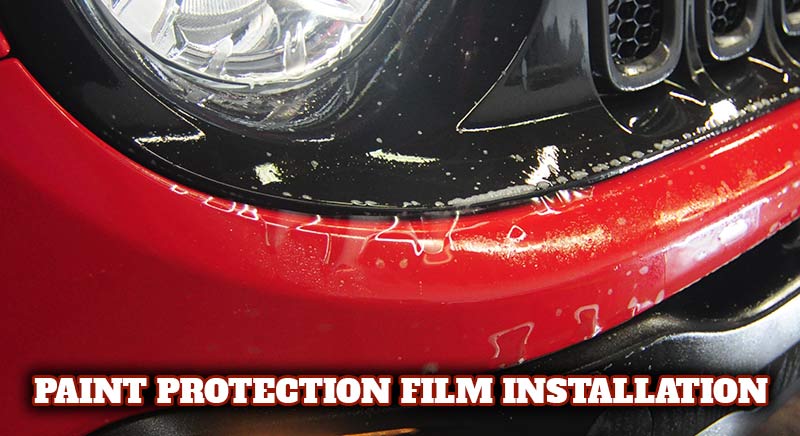 Installing Rock Chip Protection Film