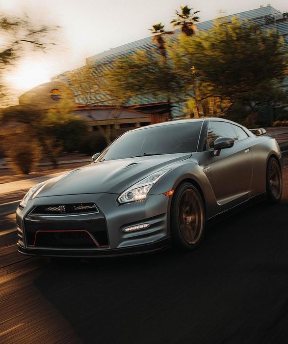 Matte Paint Protection on a Silver Metallic Nissan GTR