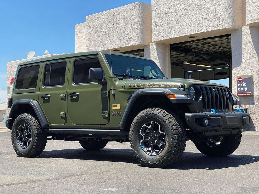 Green Jeep stealth PPF